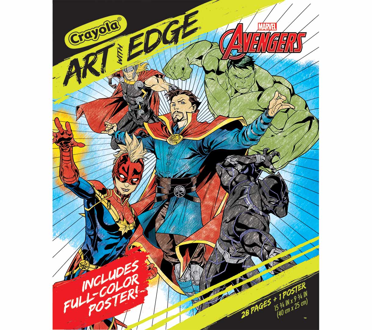 Art with Edge Marvel Avengers Infinity War & Endgame Coloring Book - US 0056