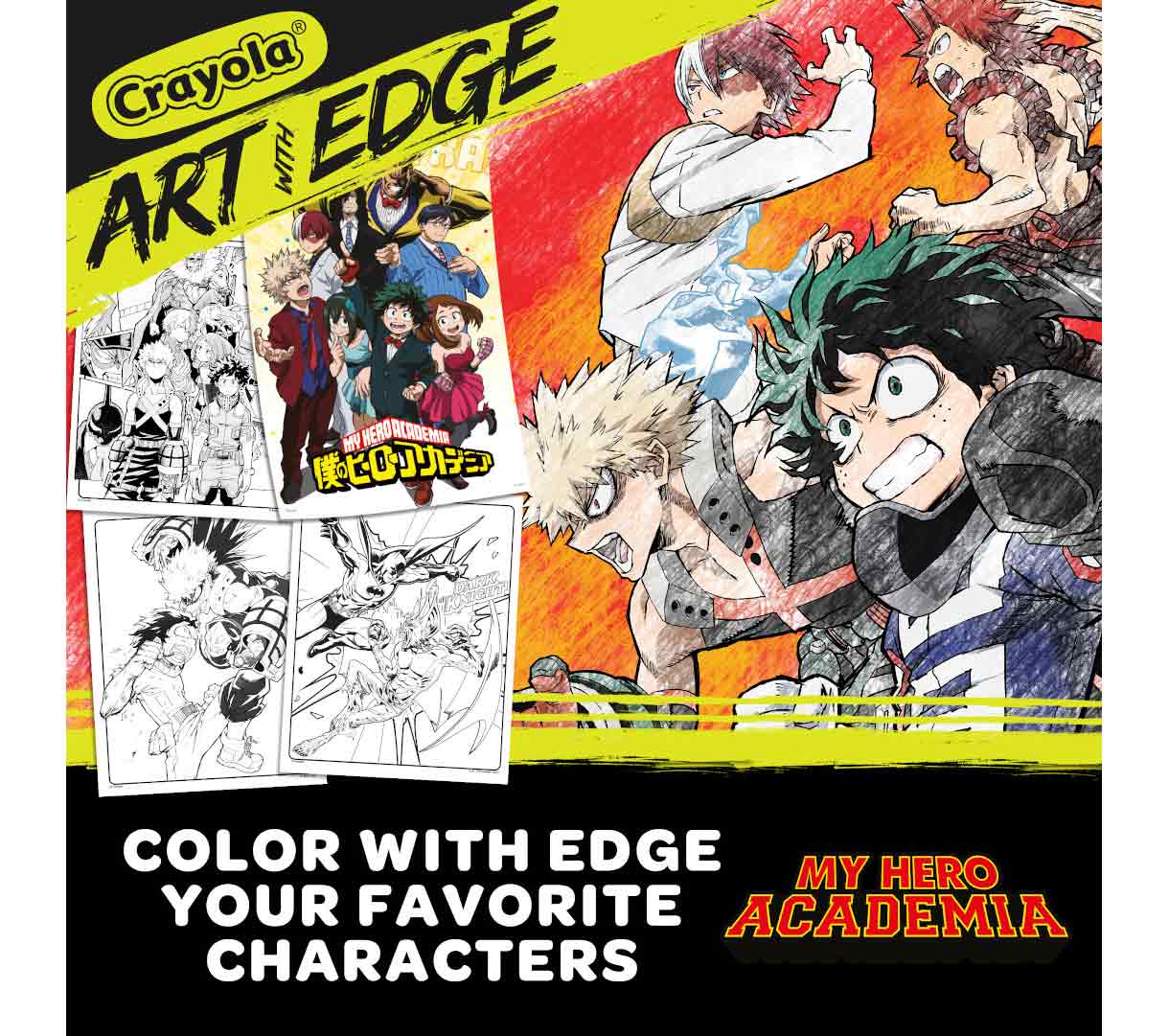 Art With Edge My Hero Academia Coloring Pages - US 5145