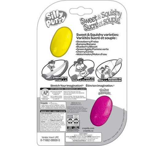 Silly Putty Sweet & Squishy Eggs, 2 Count - US 4559