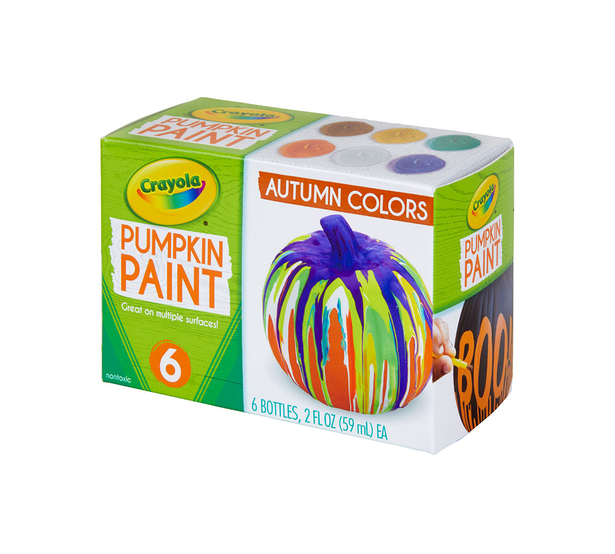 Acrylic Pumpkin Painting Set, Autumn Colors - US 3354