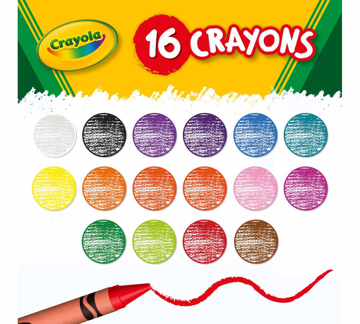 Crayola Crayons, 16 Count - US 1772