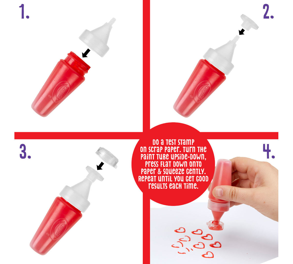 Washable Paint Stampers - US 7385