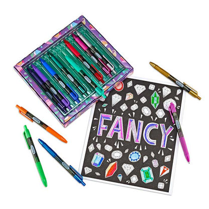 Matte & Shimmer Gel Ink Pens, 14 Pens - US 7719