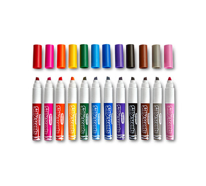 Silly Scents Chisel Tip Markers, Sweet Scents, 12 Count - US 8864