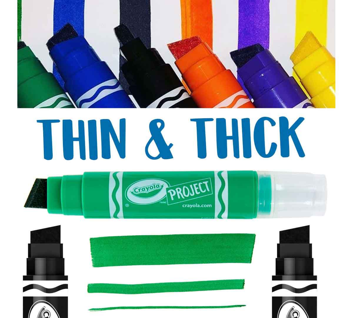 XL Poster Markers, Classic Colors, 4 Count - US 9088