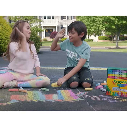 Washable Sidewalk Chalk, 130 Count - US 4908