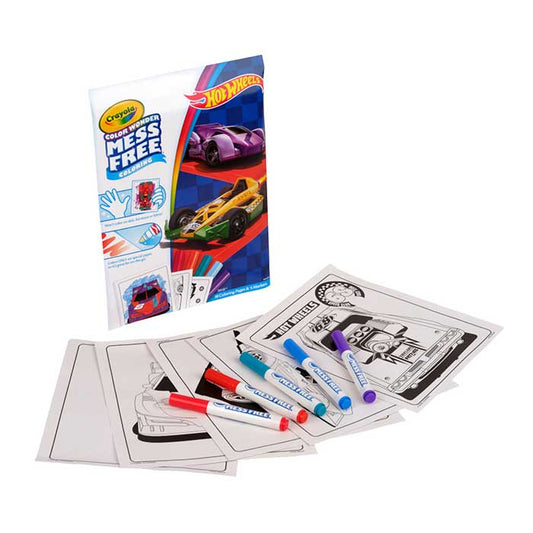 Color Wonder Mess Free Hot Wheels Coloring Pages & Markers - US 7581