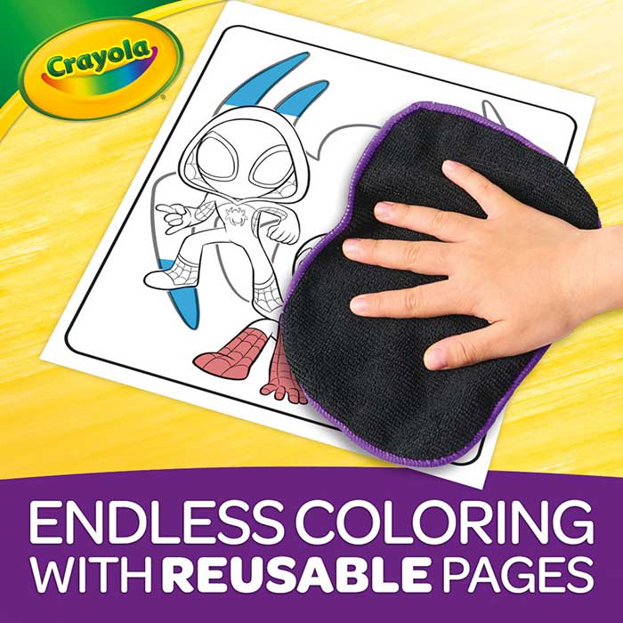 Spidey Color and Erase Reusable Activity Pad with Markers - US 7674