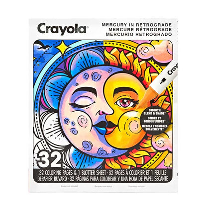 Mercury in Retrograde Adult Coloring Book, 32 pages - US 1054