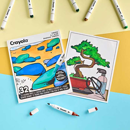 Vibing Adult Coloring Book, 32 pages - US 4732